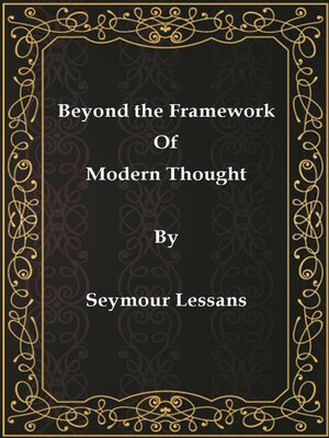 cover image of Beyond the Framework of Modern Thought